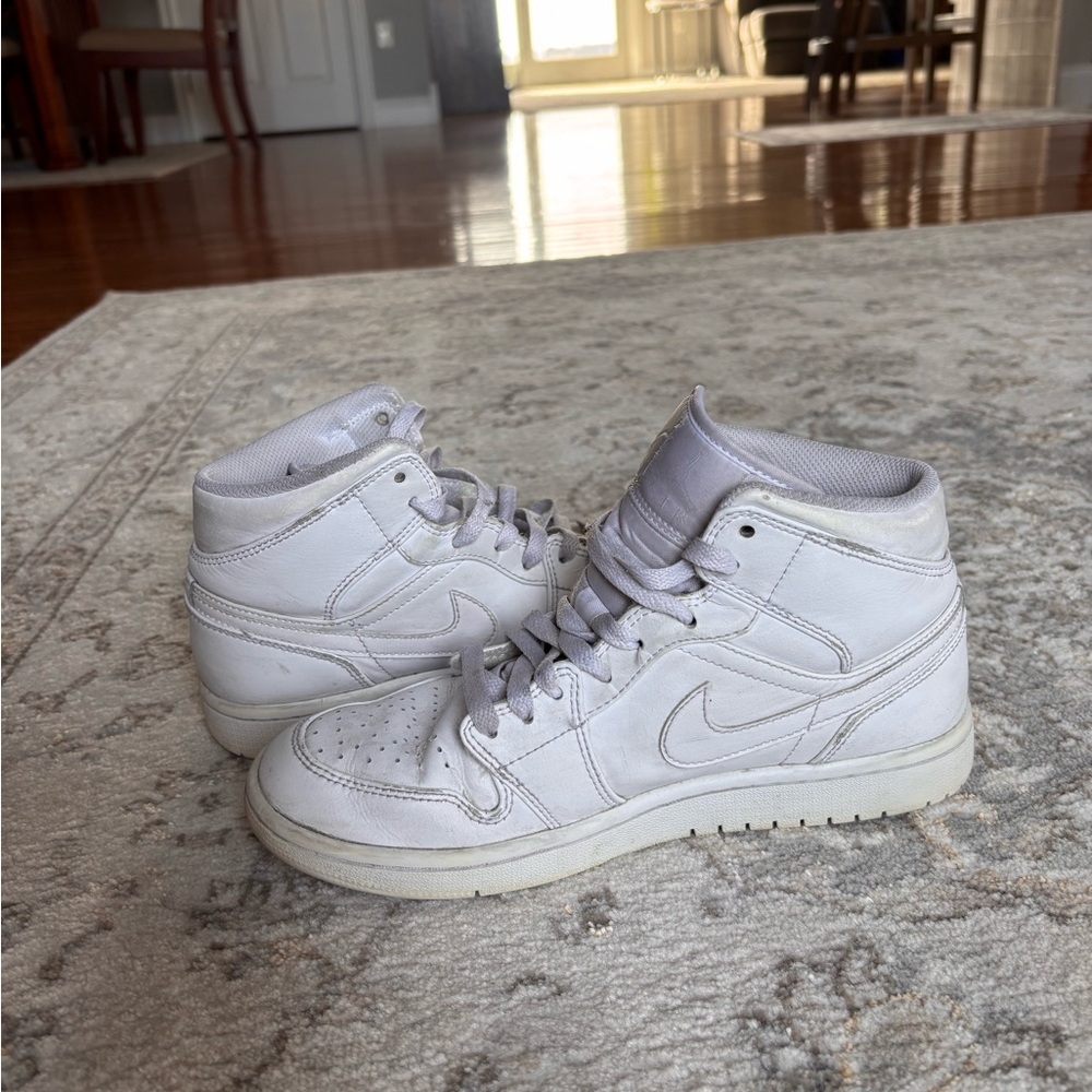 White High-Top Sneakers